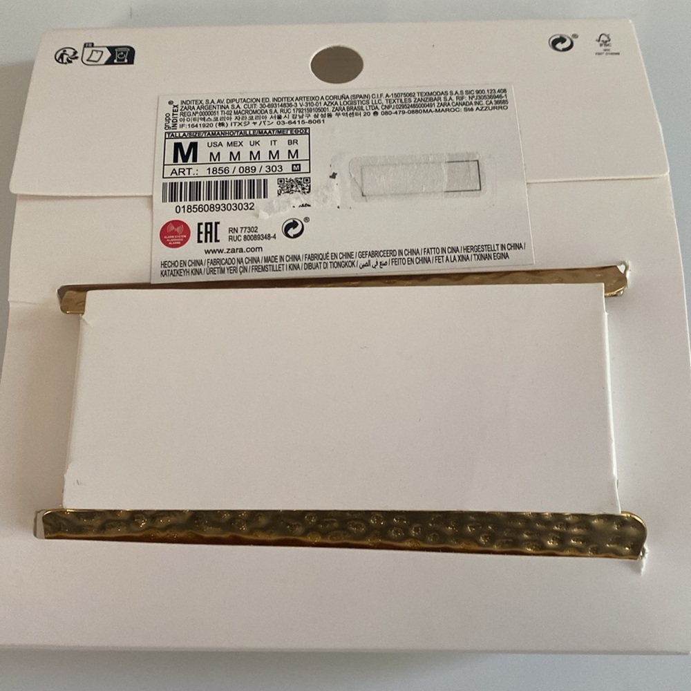NWT Zara Hammered Bracelet - Picture 6 of 8